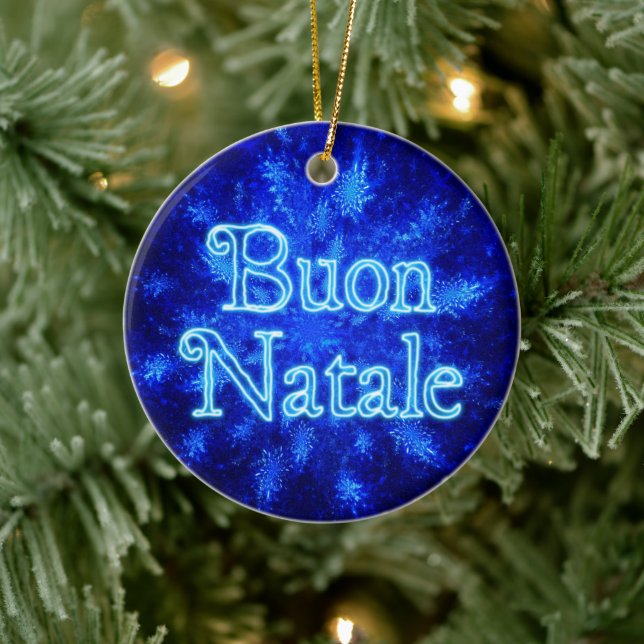 Décoration En Céramique Buon Natale - Snowburst (Arbre)