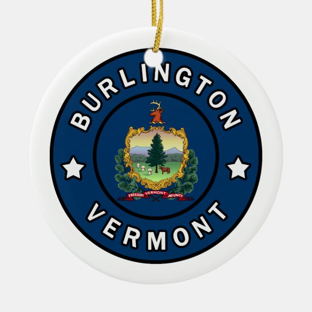 Décoration En Céramique Burlington Vermont (Devant)