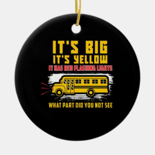 Décoration En Céramique Bus scolaire C'Est Gros