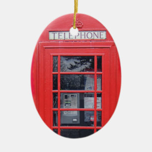 Décoration En Céramique Cabine téléphonique rouge de Londres
