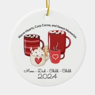 Décoration En Céramique cacao pour quatre