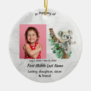 Décoration En Céramique Cadeau commémoratif Koala mignon Enfants
