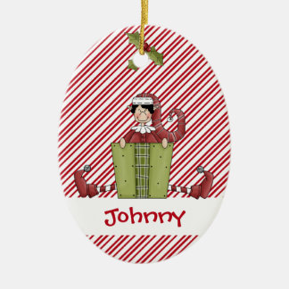 Décoration En Céramique Cadeau d'ami de Christmastime Elf