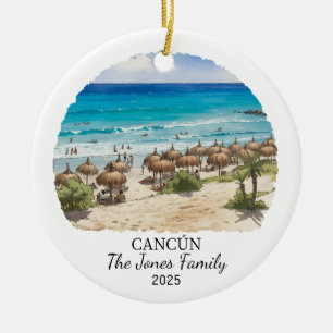 Décoration En Céramique Cadeau de Cancun personnalisé, Mexique
