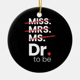 Décoration En Céramique Cadeau de diplôme   Docteur