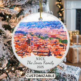 Décoration En Céramique Cadeau de Nice personnalisé, France