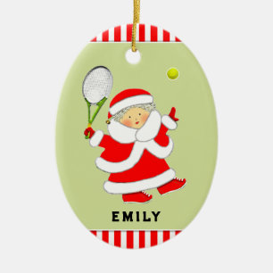 Décoration En Céramique Cadeau de vacances de tennis