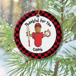 Décoration En Céramique Cadeau de vacances Merci Coach - Personnalisé