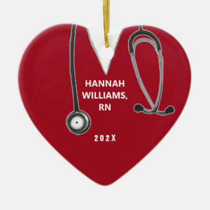 Décoration En Céramique Cadeau d'infirmière personnalisé