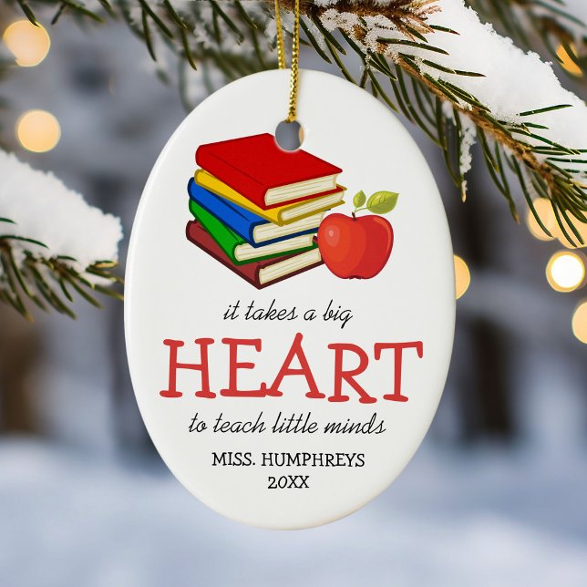 Décoration En Céramique Cadeau enseignant Noël (Créateur téléchargé)