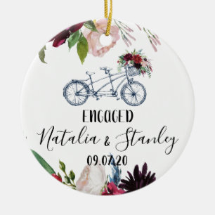 Décoration En Céramique Cadeau Fiançailles