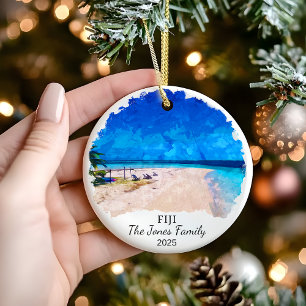 Décoration En Céramique Cadeau Fidji personnalisé