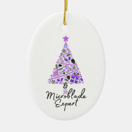 Décoration En Céramique Cadeau Microblader - Microblade Artisit Noël