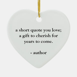 Décoration En Céramique Cadeau personnalisé avec citation personnalisée