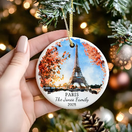 Décoration En Céramique Cadeau personnalisé Paris Ornement, France