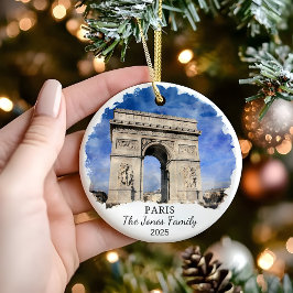 Décoration En Céramique Cadeau personnalisé Paris Ornement, France