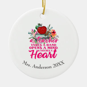 Décoration En Céramique Cadeau personnalisé pour l'enseignant