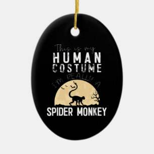 Décoration En Céramique Cadeau Spider Araignée costumée humaine d'Hallow
