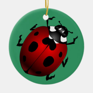 Décoration En Céramique Cadeaux de coccinelle de souvenir d'insecte
