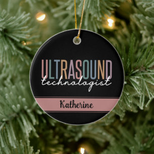 Décoration En Céramique Cadeaux de technologue d'ultrasons personnalisés
