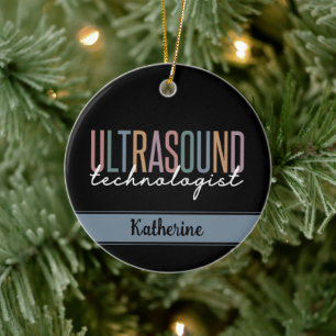 Décoration En Céramique Cadeaux de technologue d'ultrasons personnalisés