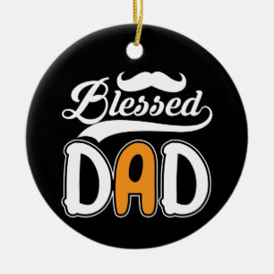 Décoration En Céramique Cadeaux papa Mon père béni