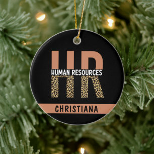 Décoration En Céramique Cadeaux RH personnalisés à imprimé léopard