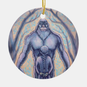 Décoration En Céramique Cadeaux Sasquatch Personnalisés Bigfoot