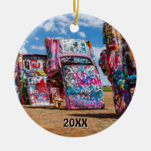 Décoration En Céramique Cadillac Ranch, Amarillo, Texas