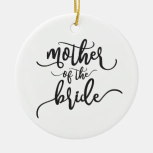 Décoration En Céramique Calligraphie de mariage de la mère de la mariée   