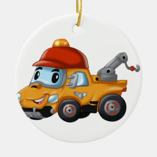 Décoration En Céramique Camion treuil bébé pour enfants