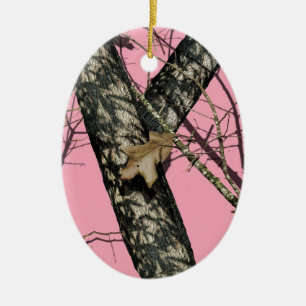Décoration En Céramique Camouflage rose