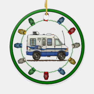Décoration En Céramique Campeur rv M de Winnebago de Rialta