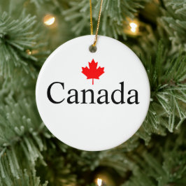Décoration En Céramique Canada texte personnalisé avec minimaliste feuille