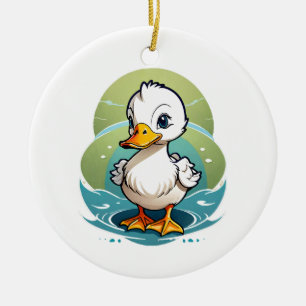 Décoration En Céramique canard-colvert