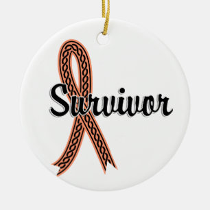 Décoration En Céramique Cancer utérin du survivant 17