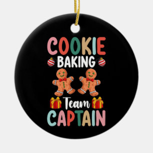 Décoration En Céramique Capitaine de l'équipe de fabrication de biscuits F