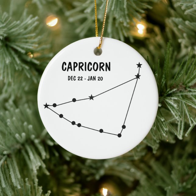 Décoration En Céramique Capricorne (Arbre)
