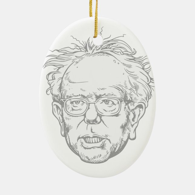 Décoration En Céramique Caricature de Bernie (Dos)