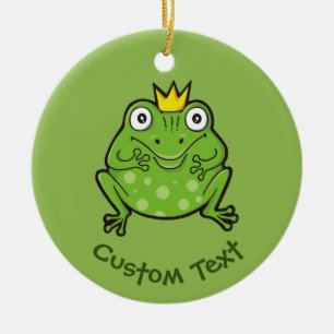 Décoration En Céramique Caricature de grenouille