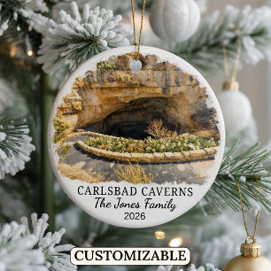 Décoration En Céramique Carlsbad Caverns National Park personnalisé, Nouve