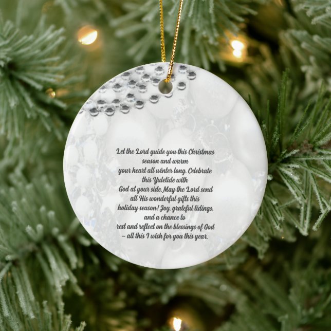 Décoration En Céramique Carte de Noël (Arbre)