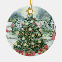 Carte de Noël Vintage personnalisée