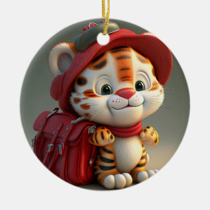 Décoration En Céramique Cartoon bébé Tiger-76775