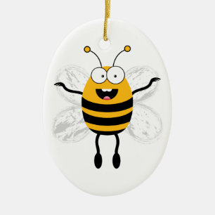 Décoration En Céramique Cartoon Bee