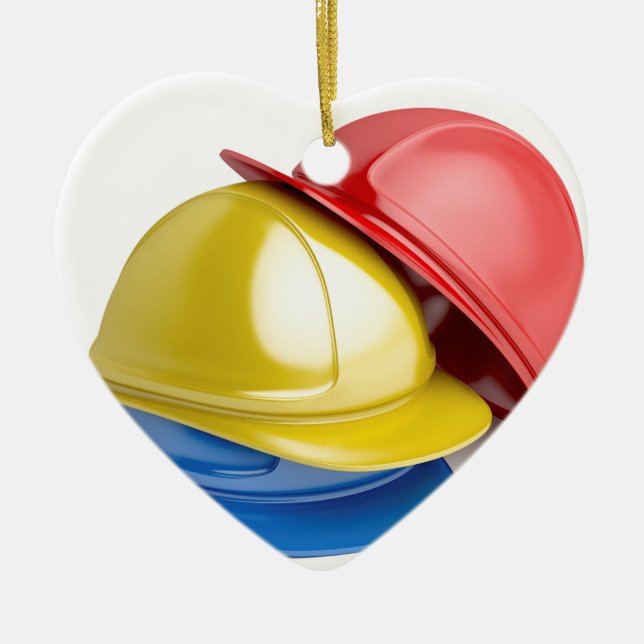 Décoration En Céramique Casques de sécurité (Devant)