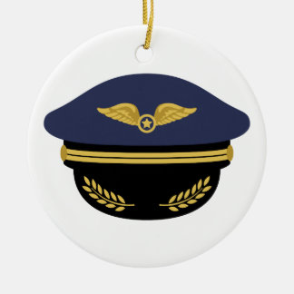 Décoration En Céramique Casquette pilote