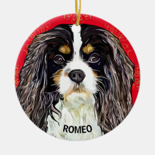 Décoration En Céramique Cavalier Cavalier King Espagnol Personnalisé