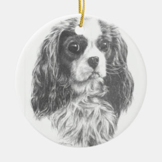 Décoration En Céramique Cavalier King Charles Spaniel