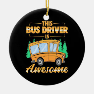 Décoration En Céramique Ce Pilote De Bus Est Super